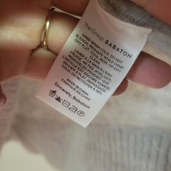 ARITZIA BABATON | Gray Wool Turtleneck Sweater XXS - Picture 6 of 8